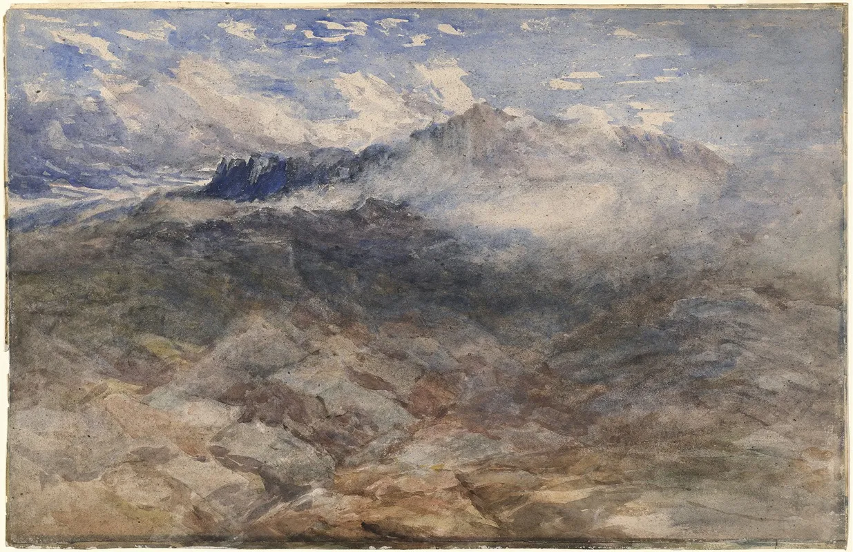 Mountain Heights Cader Idris Wall Art by David Cox - High-Resolution Digital Print