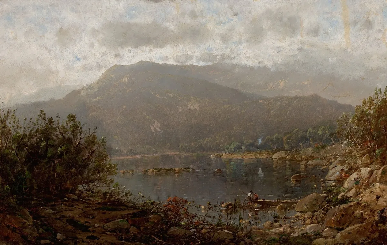 Mountain Lake In The Blue Ridge Mountains