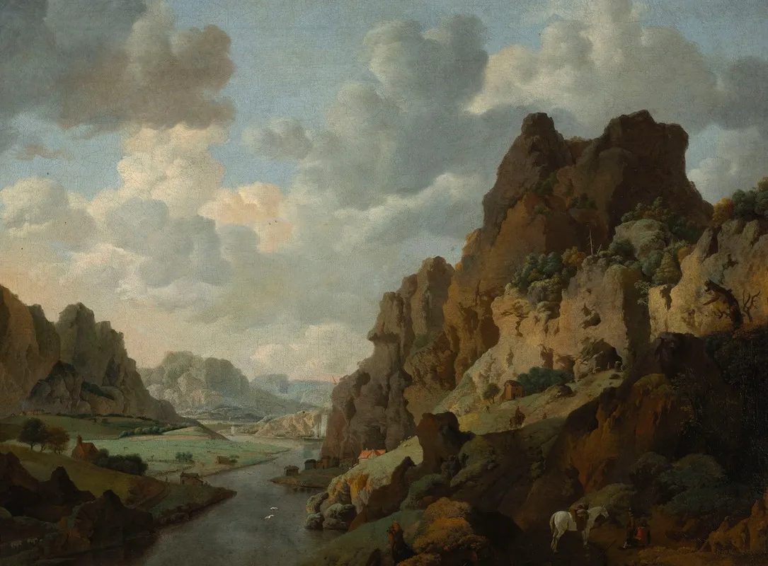Mountain Landscape 24 Wall Art by Jan van Aken - High-Resolution Digital Print