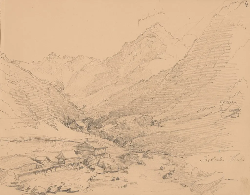 Mountain Landscape 30 Wall Art by Józef Simmler - High-Resolution Digital Print