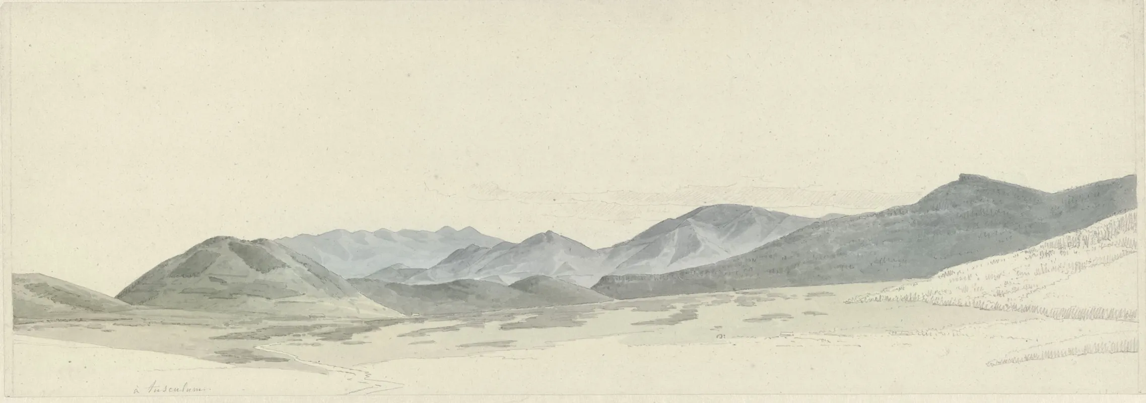 Mountain Landscape At Tusculum