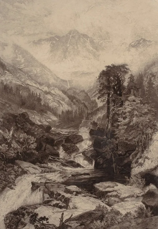 Mountain Of The Holy Cross 2 Wall Art by Thomas Moran - High-Resolution Digital Print