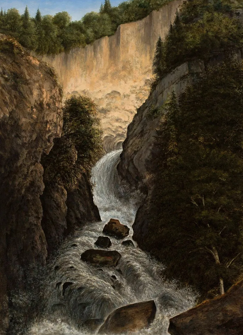 Mountain Waterwall In St Gervais Wall Art by Cyprian Lachnicki - High-Resolution Digital Print