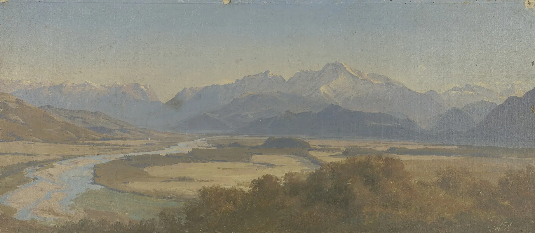 Mountainscape 5 Wall Art by Eduard Wilhelm Pose - High-Resolution Digital Print