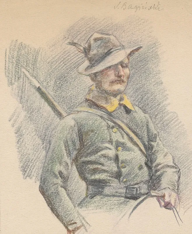 Mounted Rifleman Wall Art by Stanisław Bagieński - High-Resolution Digital Print