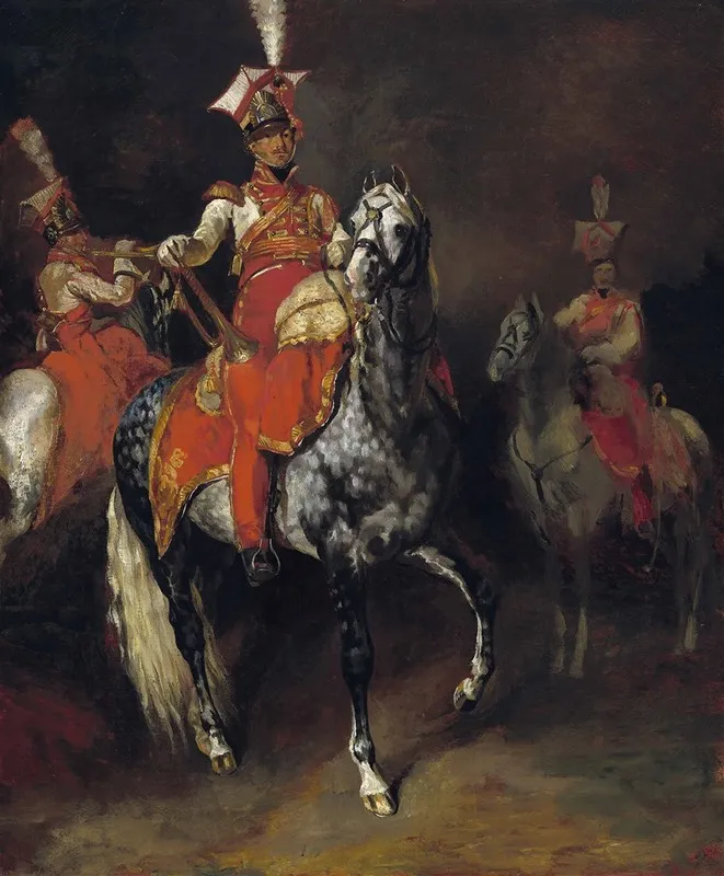 Mounted Trumpeters Of Napoleons Imperial Guard