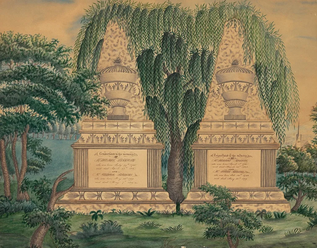 Mourning Picture Wall Art by Mary Eliza Stafford - High-Resolution Digital Print
