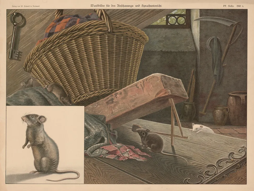 Mouse 4 Wall Art by W. Crüwell - High-Resolution Digital Print