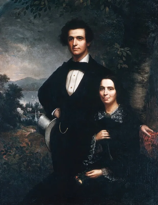 Mr And Mrs Daniel T Macfarlan Wall Art by Theodore E. Pine - High-Resolution Digital Print