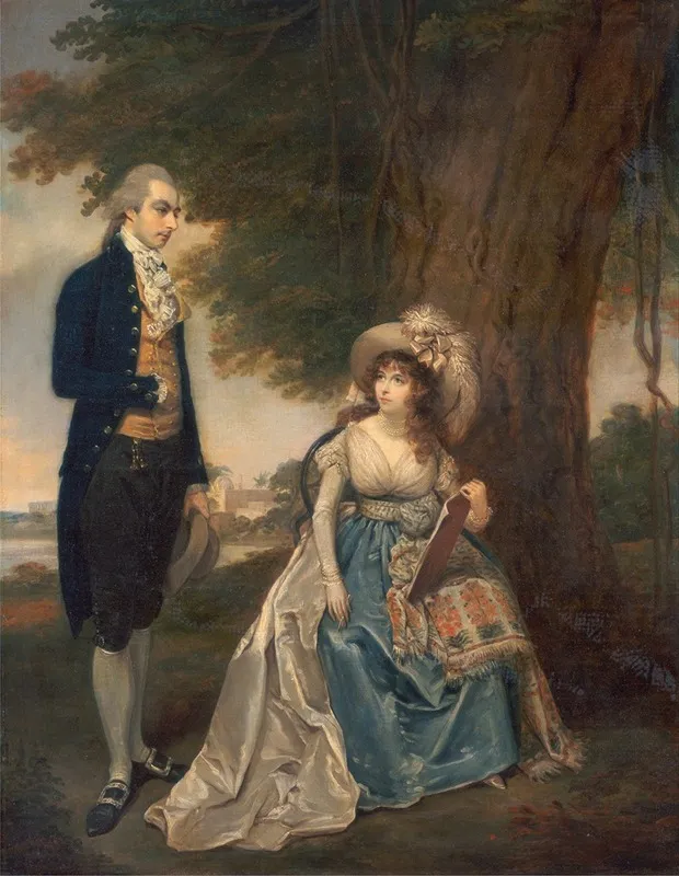 Mr And Mrs Fraser Wall Art by Arthur William Devis - High-Resolution Digital Print
