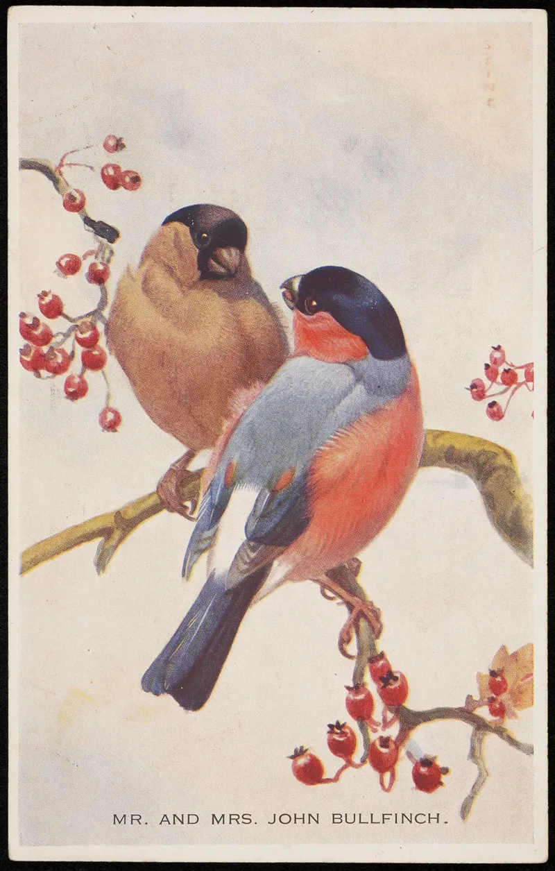 Mr And Mrs John Bullfinch Wall Art by Valentine &amp; Sons - High-Resolution Digital Print
