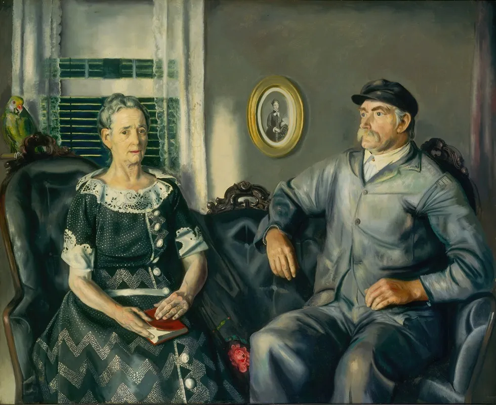Mr And Mrs Phillip Wase Wall Art by George Wesley Bellows - High-Resolution Digital Print