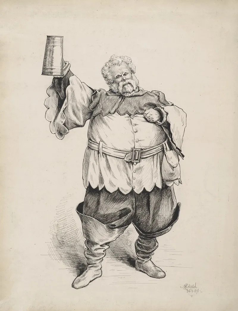 Mr Aynsley Cook As Falstaff Wall Art by Matt Stretch - High-Resolution Digital Print