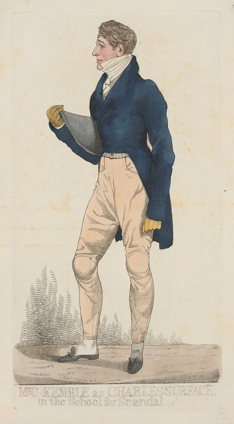 Mr C Kemble As Charles Surface In The School For Scandal