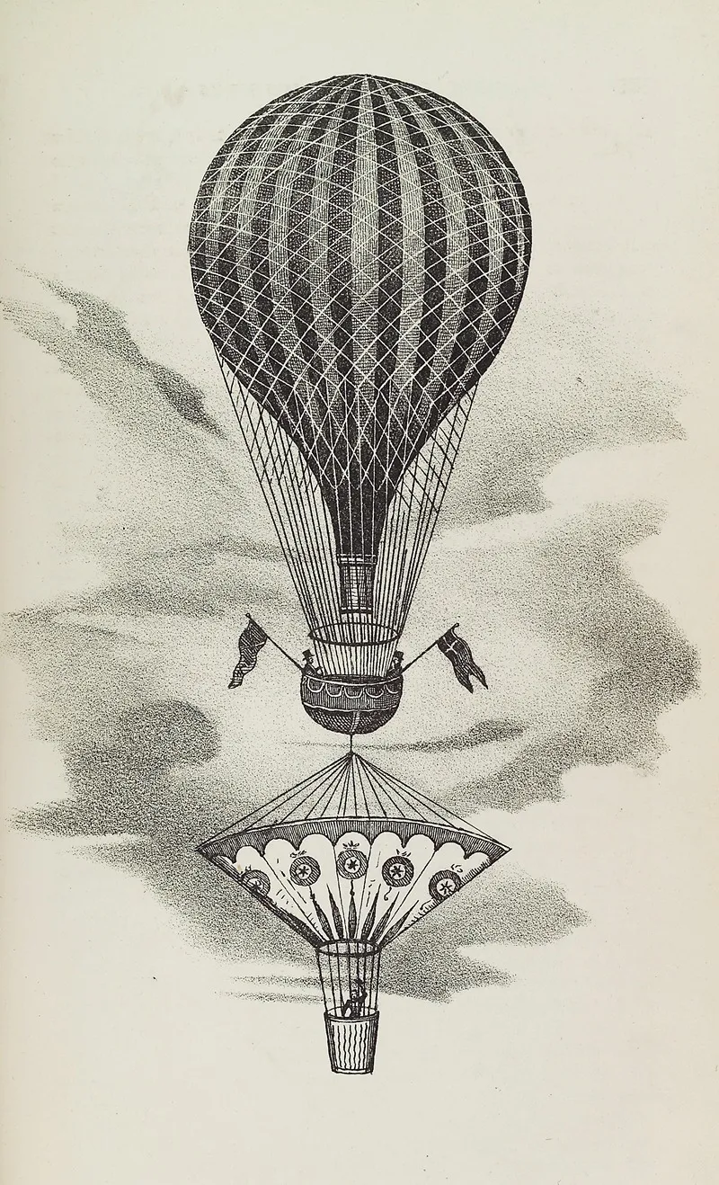 Mr Cockings Parachute Wall Art by Peter S. Duval - High-Resolution Digital Print