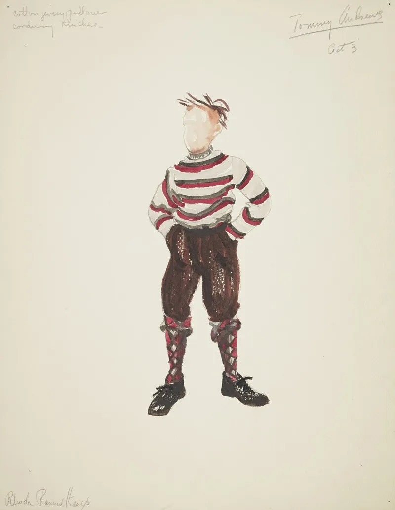 Mr Dooley Jr Tommy Andrews Wall Art by Rhoda Rammelkamp - High-Resolution Digital Print