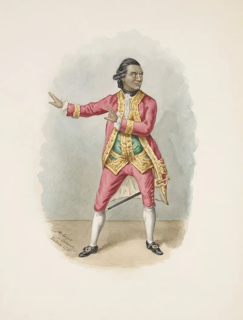 Mr Grist As Othello Wall Art by Victor Moblard - High-Resolution Digital Print