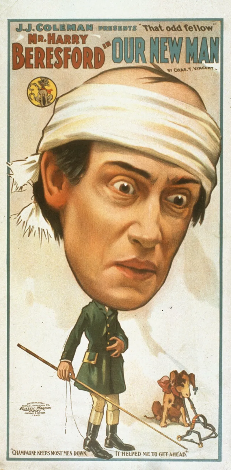 Mr Harry Beresford In Our New Man 3 Wall Art by U.S. Lithograph Co. - High-Resolution Digital Print