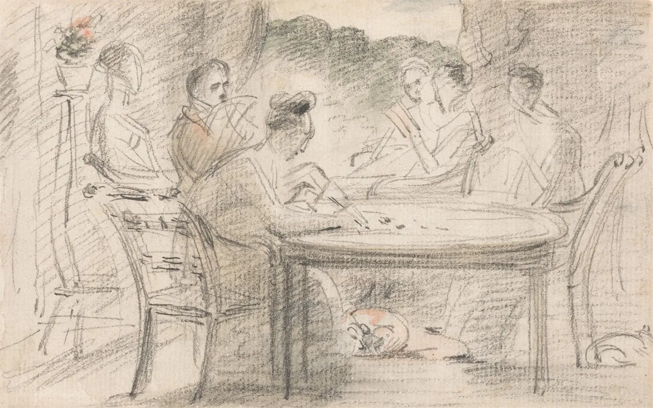 Mr Hobson Of Markfield And Family Wall Art by John Constable - High-Resolution Digital Print