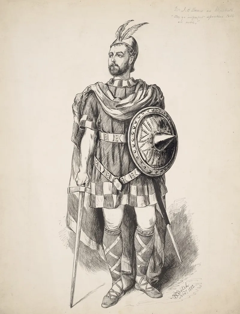 Mr J H Barnes As Macbeth Wall Art by Matt Stretch - High-Resolution Digital Print