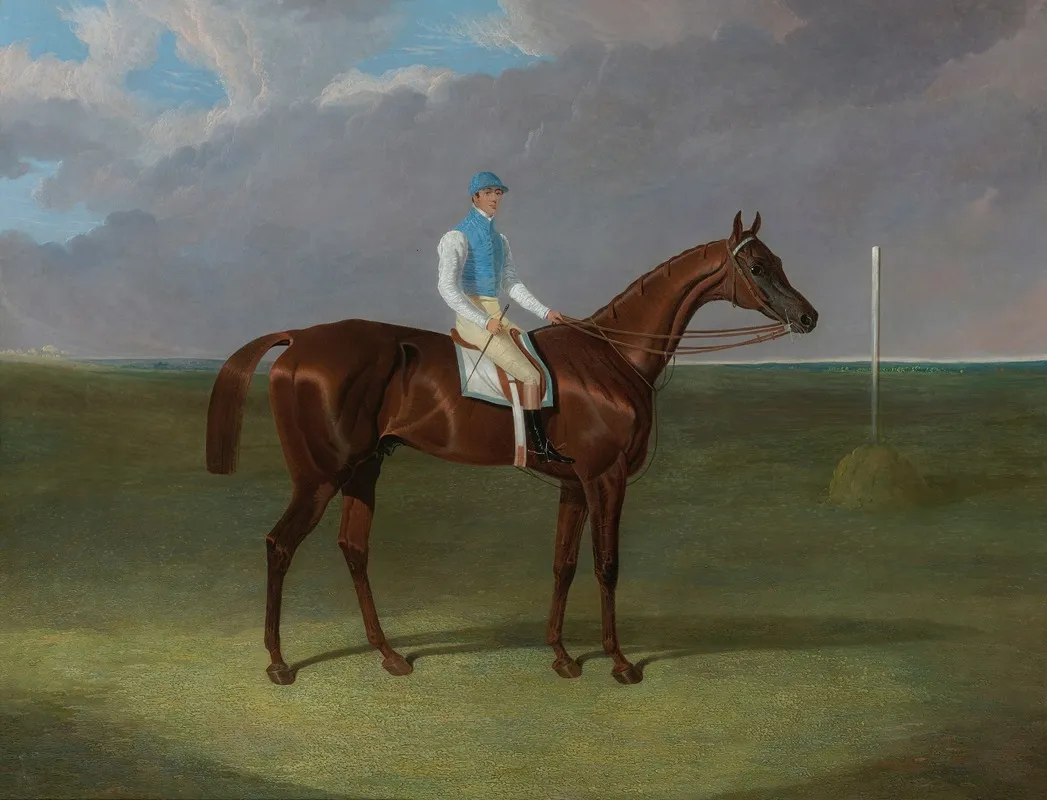 Mr Ridsdale And Mr Gullys St Giles With William Scott Up Wall Art by John Frederick Herring Snr. - High-Resolution Digital Print