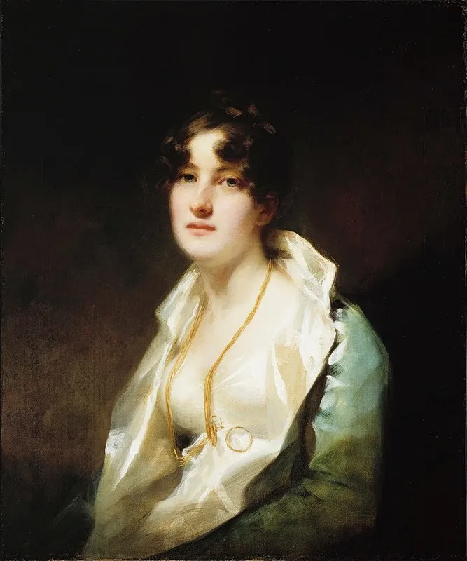 Mrs Alexander Campbell Of Possil Wall Art by Sir Henry Raeburn - High-Resolution Digital Print