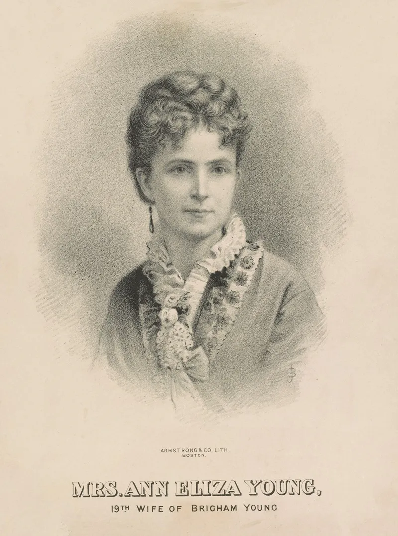 Mrs Ann Eliza Young 19th Wife Of Brigham Young