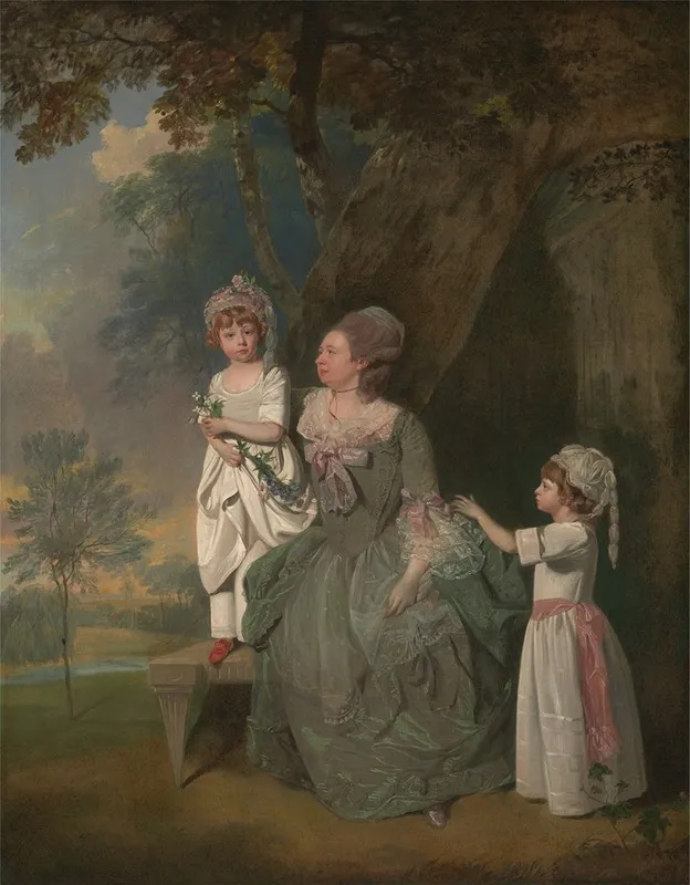 Mrs Barclay And Her Children