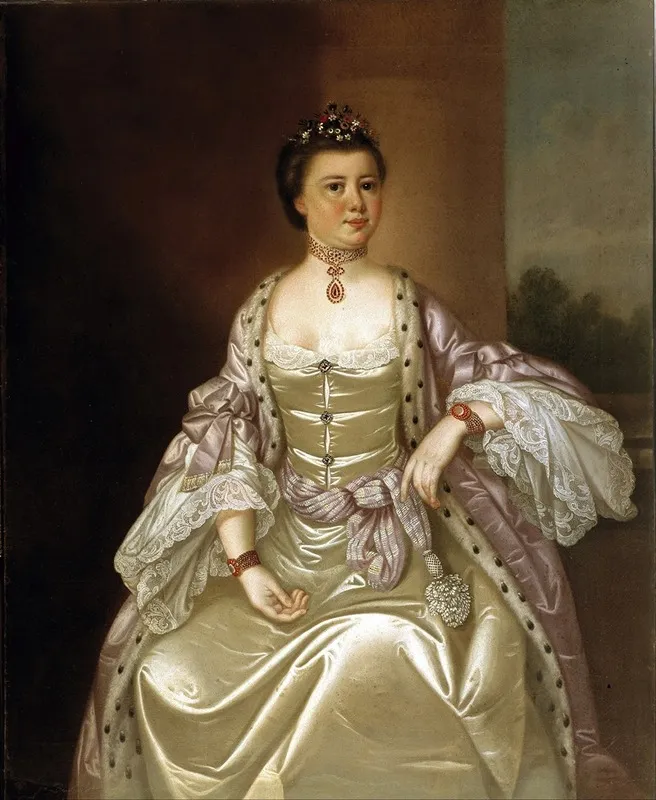 Mrs Barnard Elliott Jr Mary Elizabeth Bellinger Elliott Wall Art by Jeremiah Theus - High-Resolution Digital Print