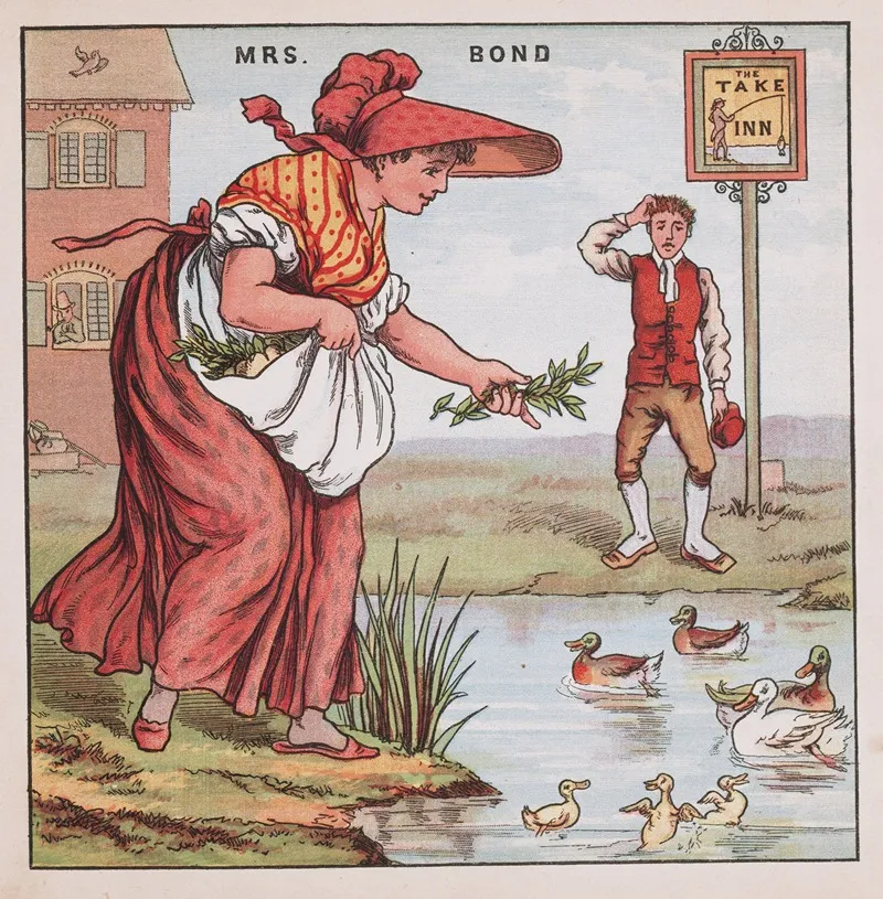 Mrs Bond Wall Art by Walter Crane - High-Resolution Digital Print