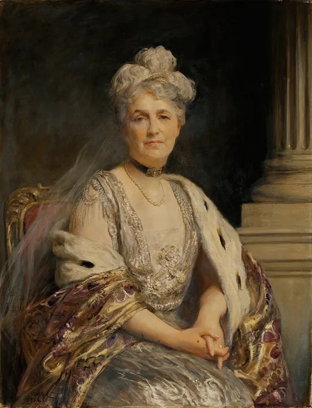 Mrs Cass Gilbert Wall Art by Arthur Stockdale Cope - High-Resolution Digital Print