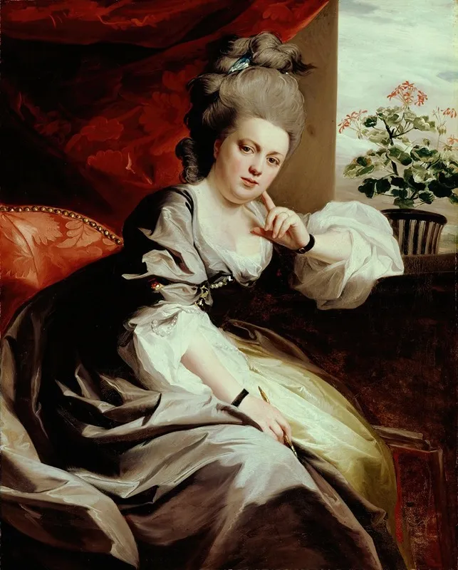 Mrs Clark Gayton Wall Art by John Singleton Copley - High-Resolution Digital Print