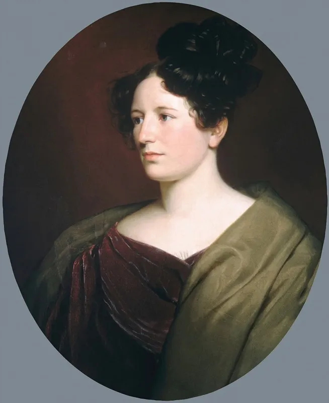 Mrs David Cadwallader Colden Wall Art by Charles Cromwell Ingham - High-Resolution Digital Print