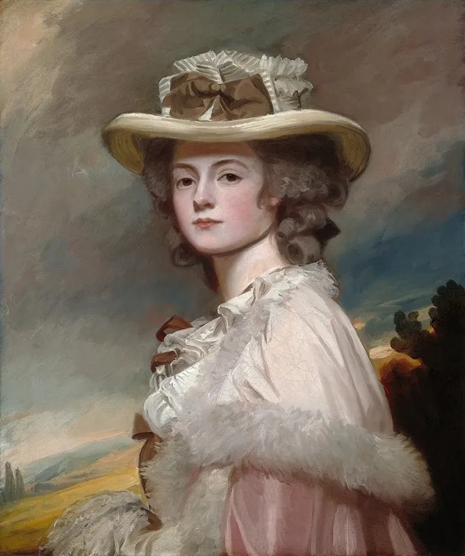 Mrs Davies Davenport Wall Art by George Romney - High-Resolution Digital Print