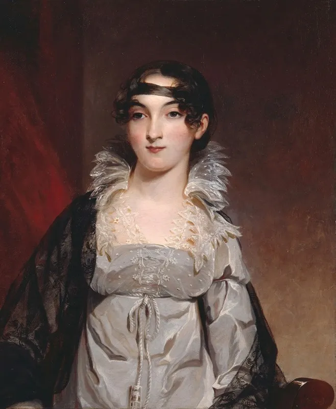 Mrs Edward Hudson Wall Art by Thomas Sully - High-Resolution Digital Print