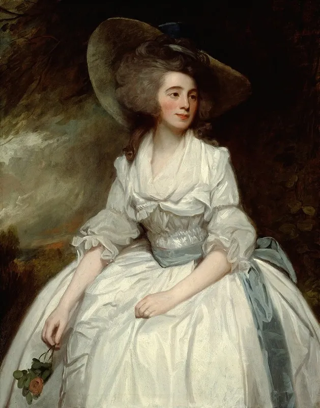 Mrs Francis Russell Wall Art by George Romney - High-Resolution Digital Print