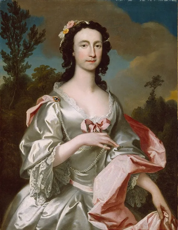 Mrs Freeman Flower Wall Art by Joseph Highmore - High-Resolution Digital Print