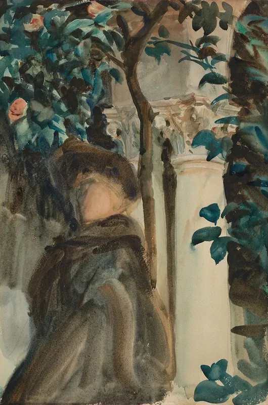 Mrs Gardner At Fenway Court Wall Art by John Singer Sargent - High-Resolution Digital Print