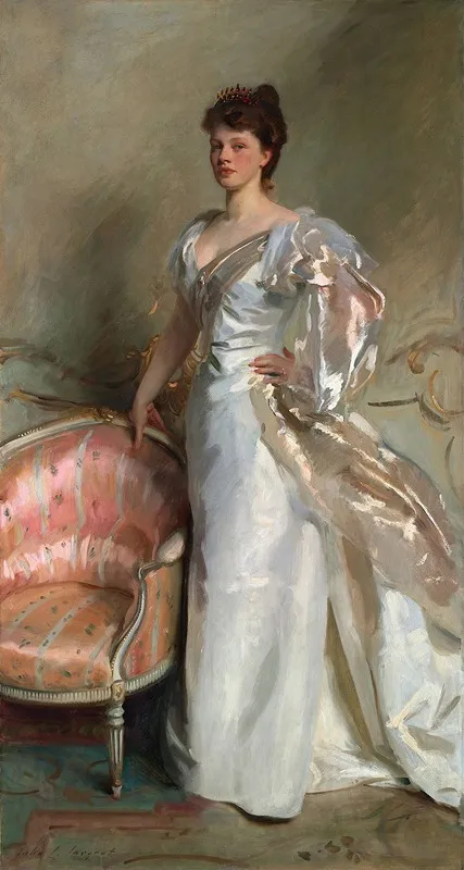 Mrs George Swinton Elizabeth Ebsworth Wall Art by John Singer Sargent - High-Resolution Digital Print