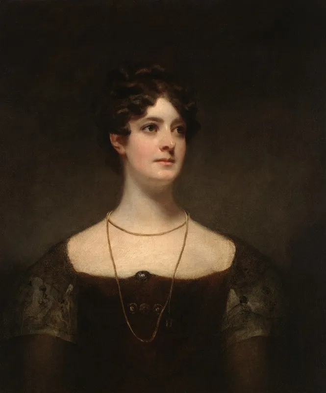 Mrs James Wedderburn Nee Isabelle Clerk Wall Art by Sir Henry Raeburn - High-Resolution Digital Print