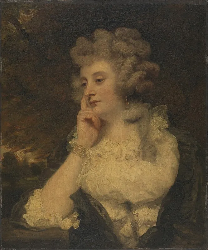 Mrs Jane Braddyll Wall Art by Sir Joshua Reynolds - High-Resolution Digital Print
