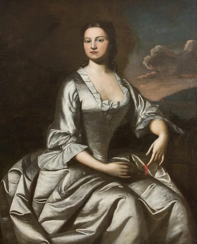 Mrs John Banister Wall Art by Robert Feke - High-Resolution Digital Print