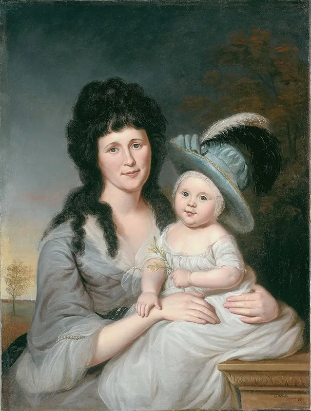 Mrs John Nicholson Hannah Duncan And John Nicholson Jr