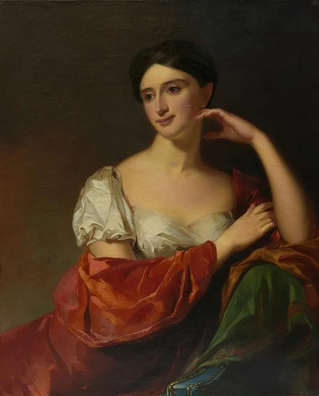 Mrs John Redman Coxe Sarah Cox Wall Art by Thomas Sully - High-Resolution Digital Print