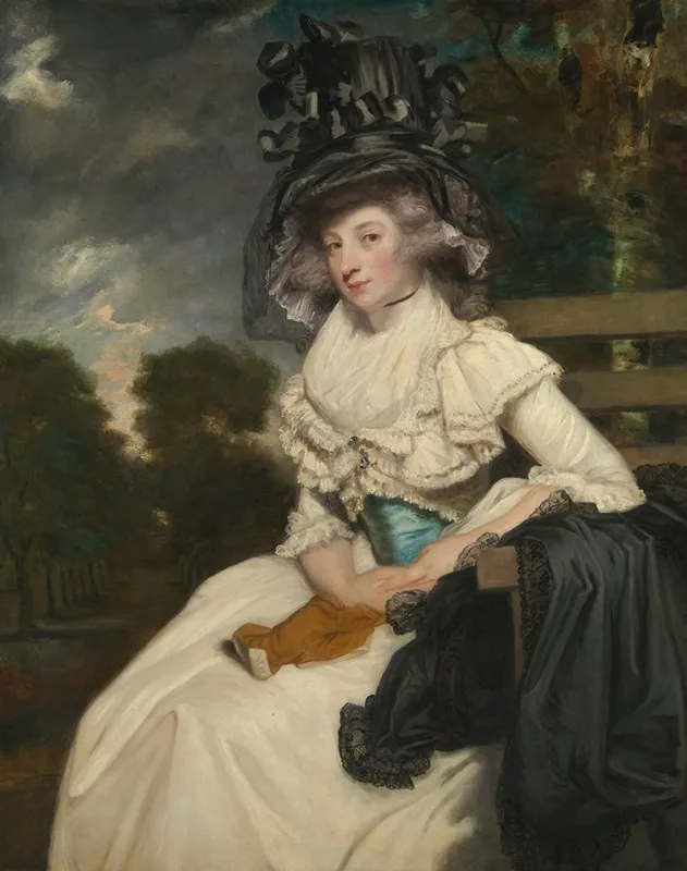 Mrs Lewis Thomas Watson Mary Elizabeth Milles 1767 1818 Wall Art by Sir Joshua Reynolds - High-Resolution Digital Print