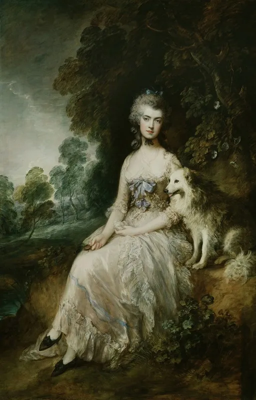 Mrs Mary Robinson Perdita Wall Art by Thomas Gainsborough - High-Resolution Digital Print