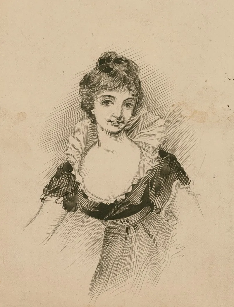 Mrs Mellon As Mrs Page In Merry Wives Of Windsor Wall Art by Alfred H. Wall - High-Resolution Digital Print
