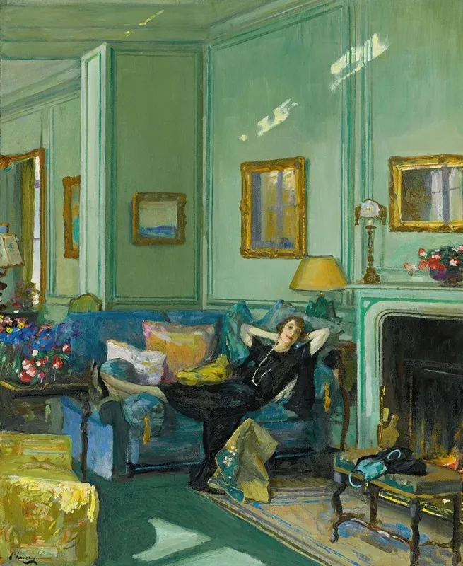 Mrs Osler Wall Art by Sir John Lavery - High-Resolution Digital Print