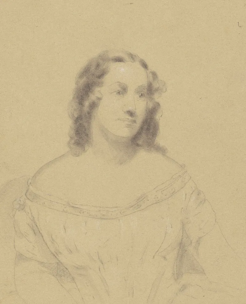 Mrs Sylvanus D Lewis Estelle Anna Blanche Robinson Wall Art by Seth Wells Cheney - High-Resolution Digital Print