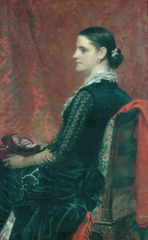Mrs Thomas Hicks Wall Art by Thomas Hicks - High-Resolution Digital Print